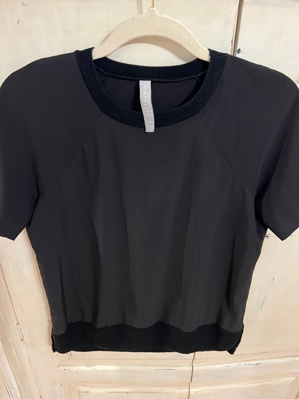Athleta Black Short Sleeve Performance Top | XXS - Picture 5 of 13